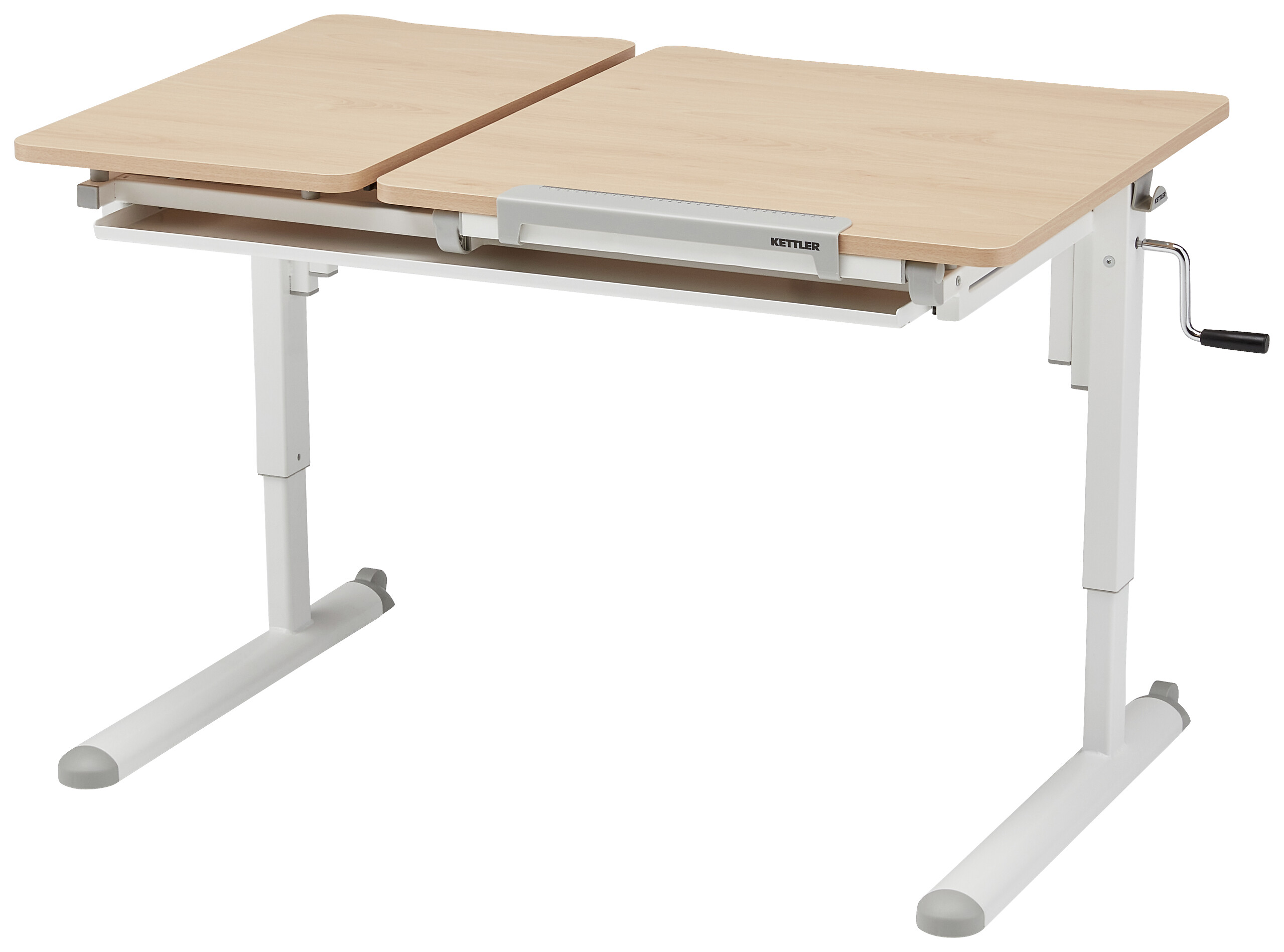 Kinderschreibtisch weiß buche Nachbildung B/H/T: ca. 110x54x72 cm Kinderschreibtisch weiß buche Nachbildung B/H/T: ca. 110x54x72 cm