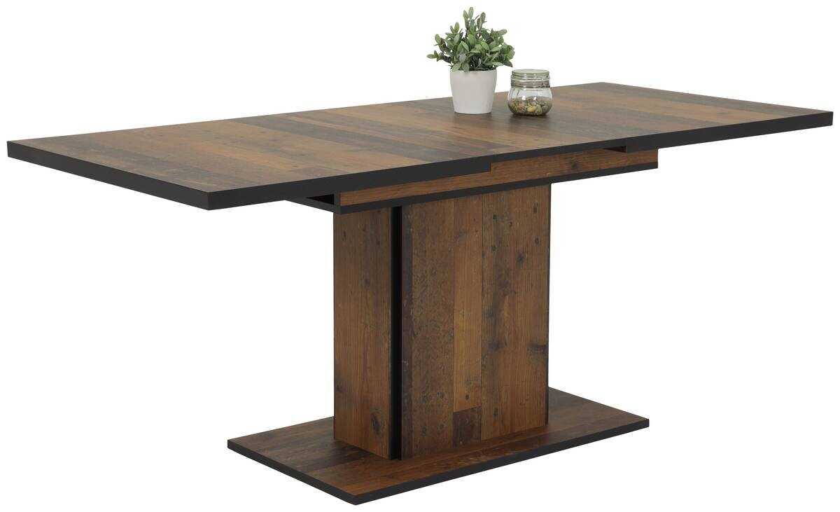 Essgruppe Luise II grau Microfaser B/H/T: ca. 160x76x80 cm