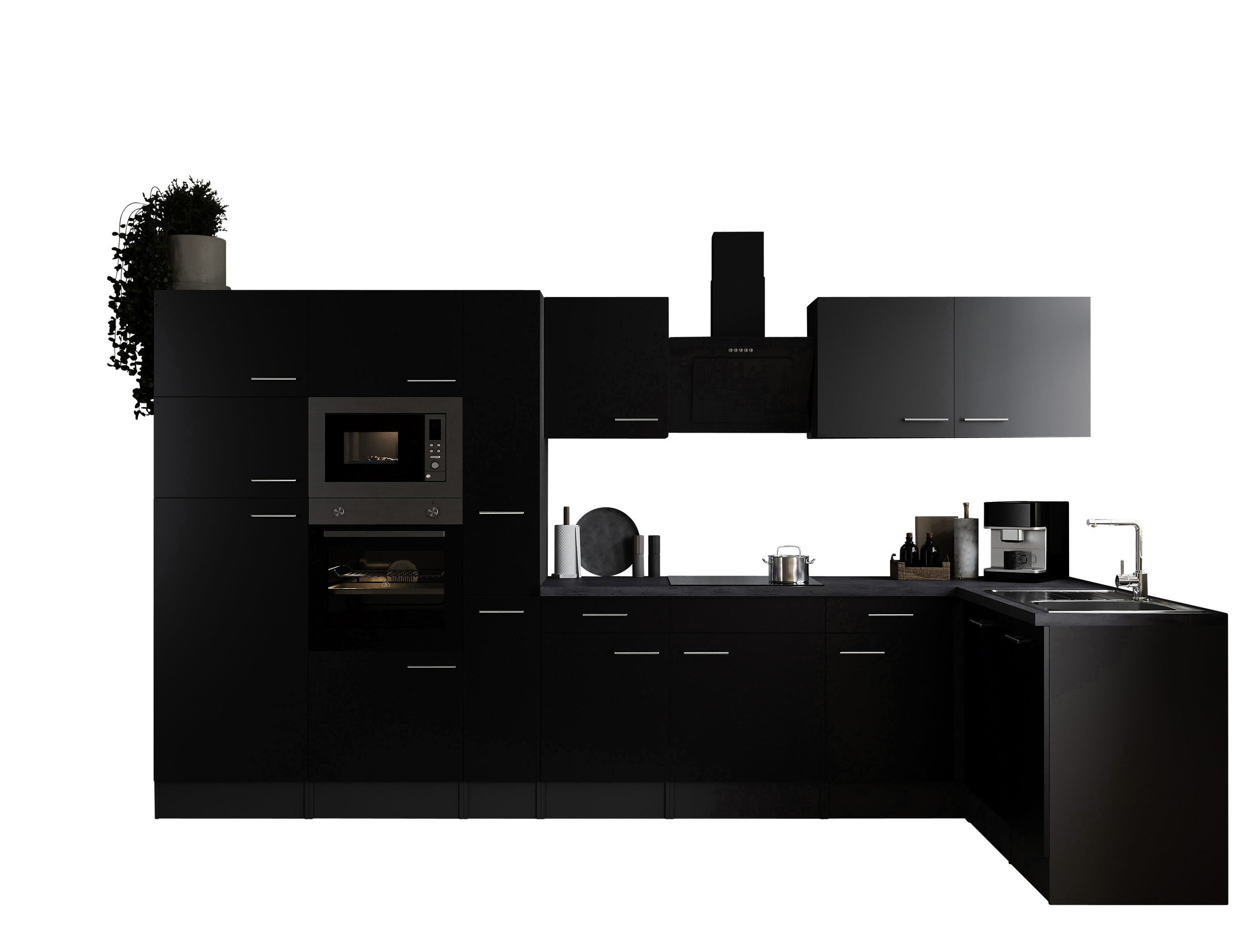 Winkelküche Oliver B/H/T: ca. 370x205x172 cm