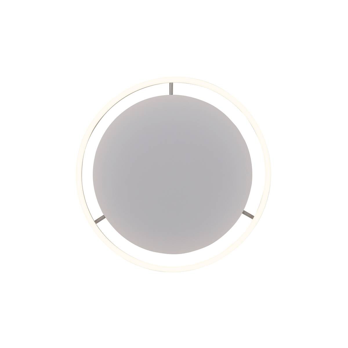 Just Light LED-Deckenleuchte RITUS 15391-95 weiß Alu Metall H/D: ca. 5,3x39,3 cm 1 Brennstellen