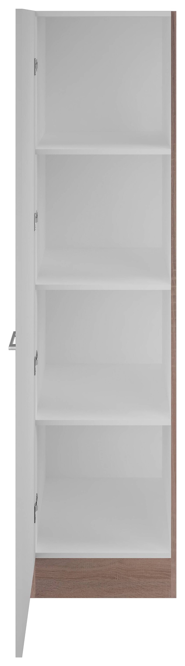 Seitenschrank Samoa weiß Eiche Nachbildung B/H/T: ca. 50x200x57 cm