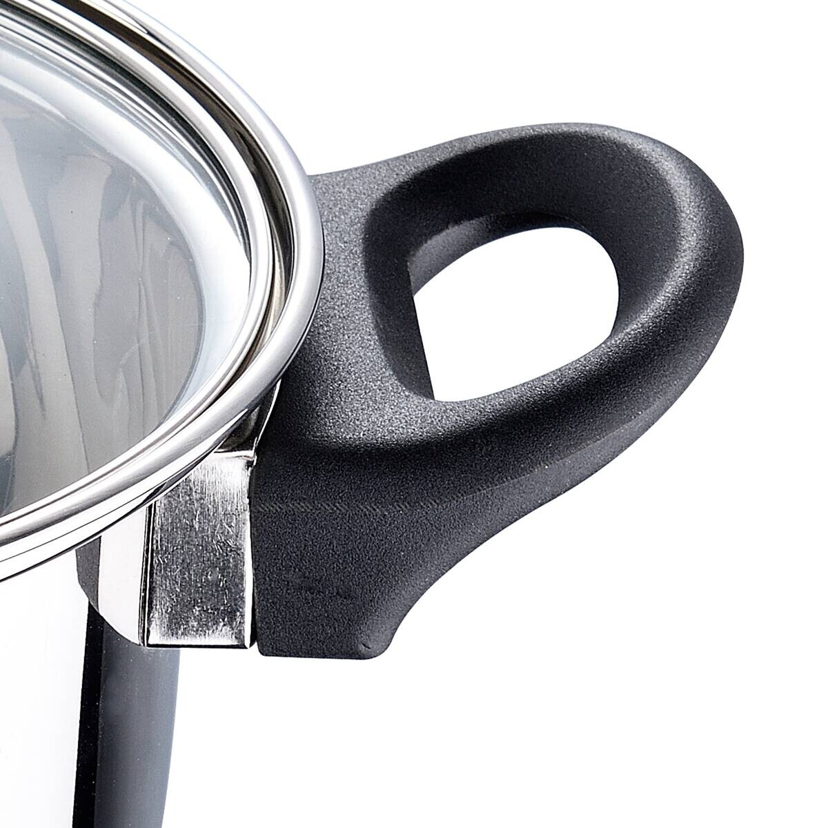 SAN IGNACIO Topfset PALMA silber Edelstahl 5 tlg.