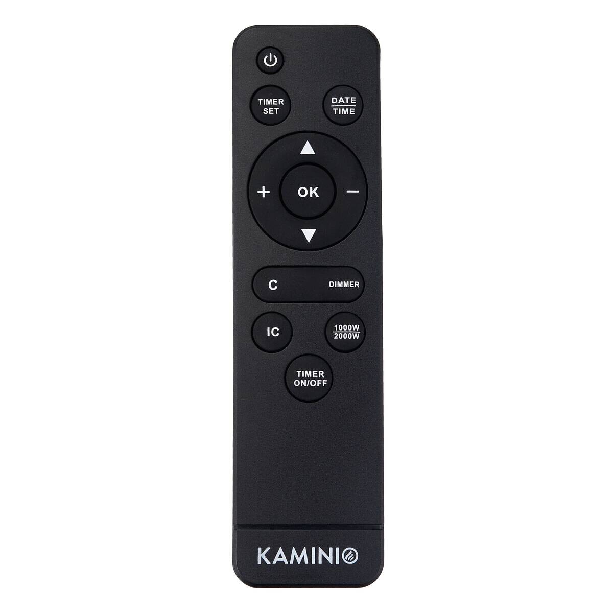 KAMINIO Elektrischer-Kamin HENRI schwarz Metall B/H/T: ca. 48x75x21,7 cm ca. 2000 W