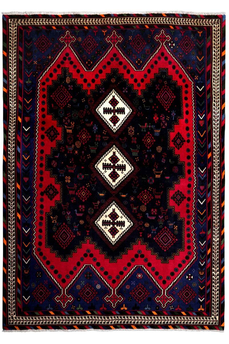 PersaTepp Teppich Afshar beige B/H/L: ca. 162x1x233 cm