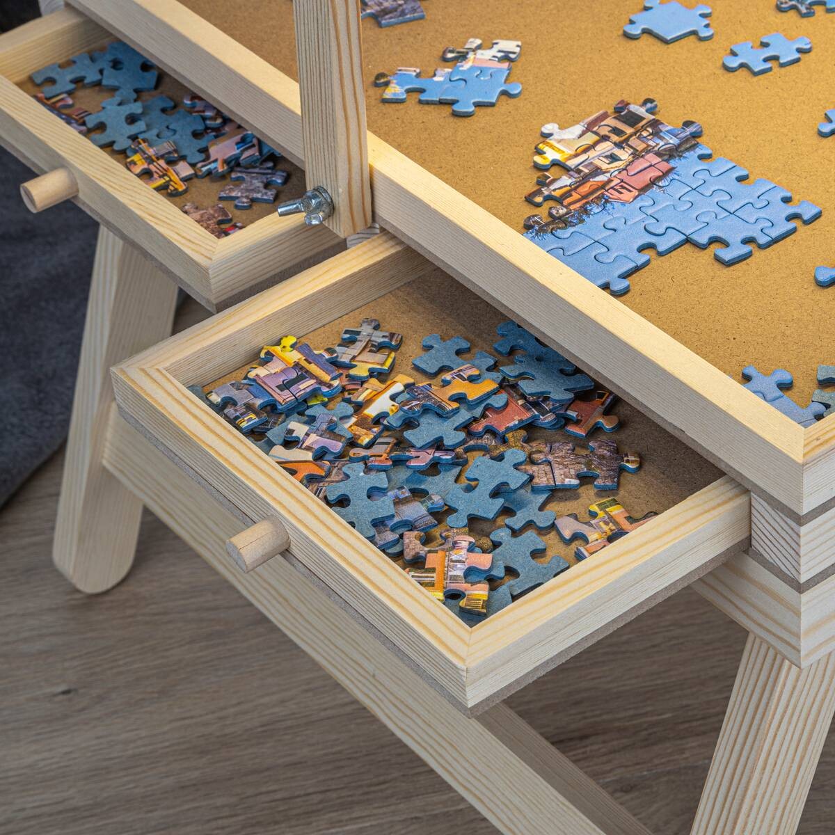 HI Puzzlebrett m.LED-Beleuchtung 1000er B/H/T: ca. 76x56x38 cm