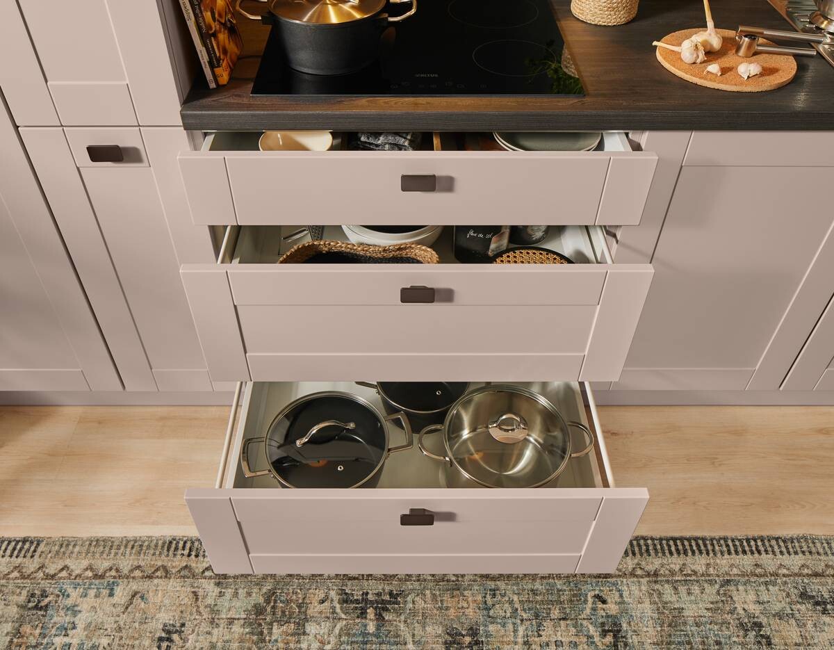 pino Küchenblock PN435 Kaschmirgrau B/T: ca. 270x60 cm