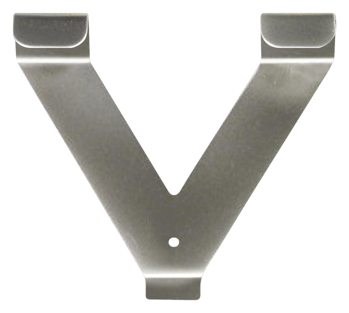 POCOline V-Haken silber 2 Packstücke