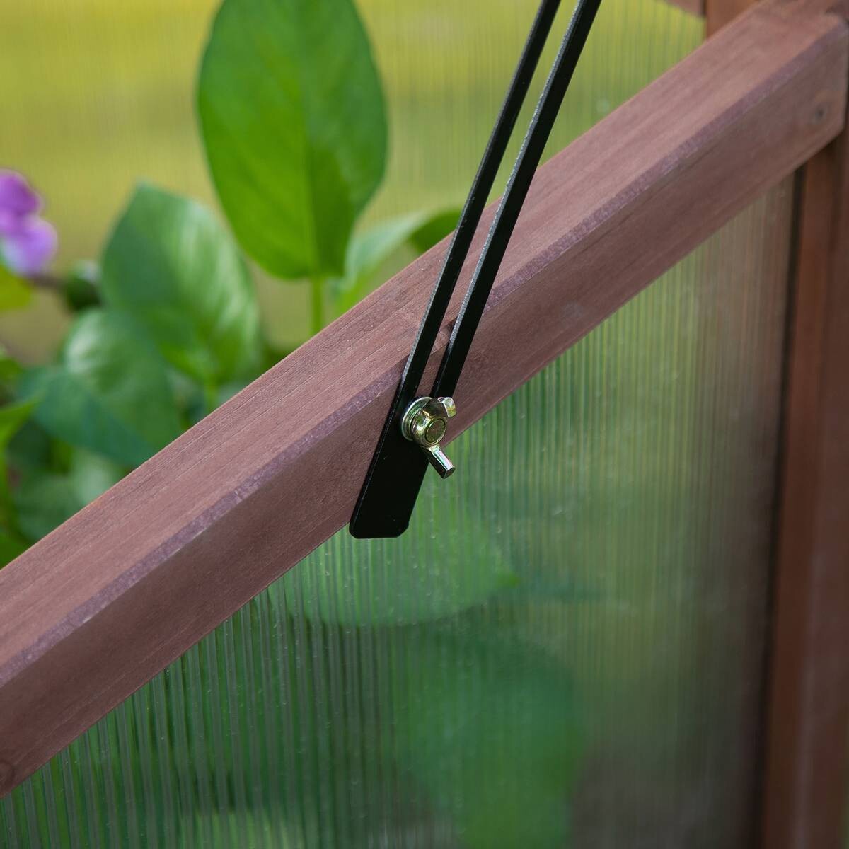 Outsunny Holzgewächshaus B/H/L: ca. 50x93x90 cm