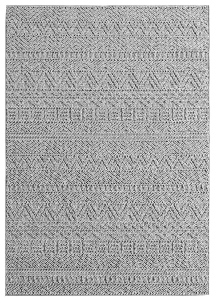 Ayyildiz Kurzflorteppich HELIX silber B/H/L: ca. 240x0,7x340 cm