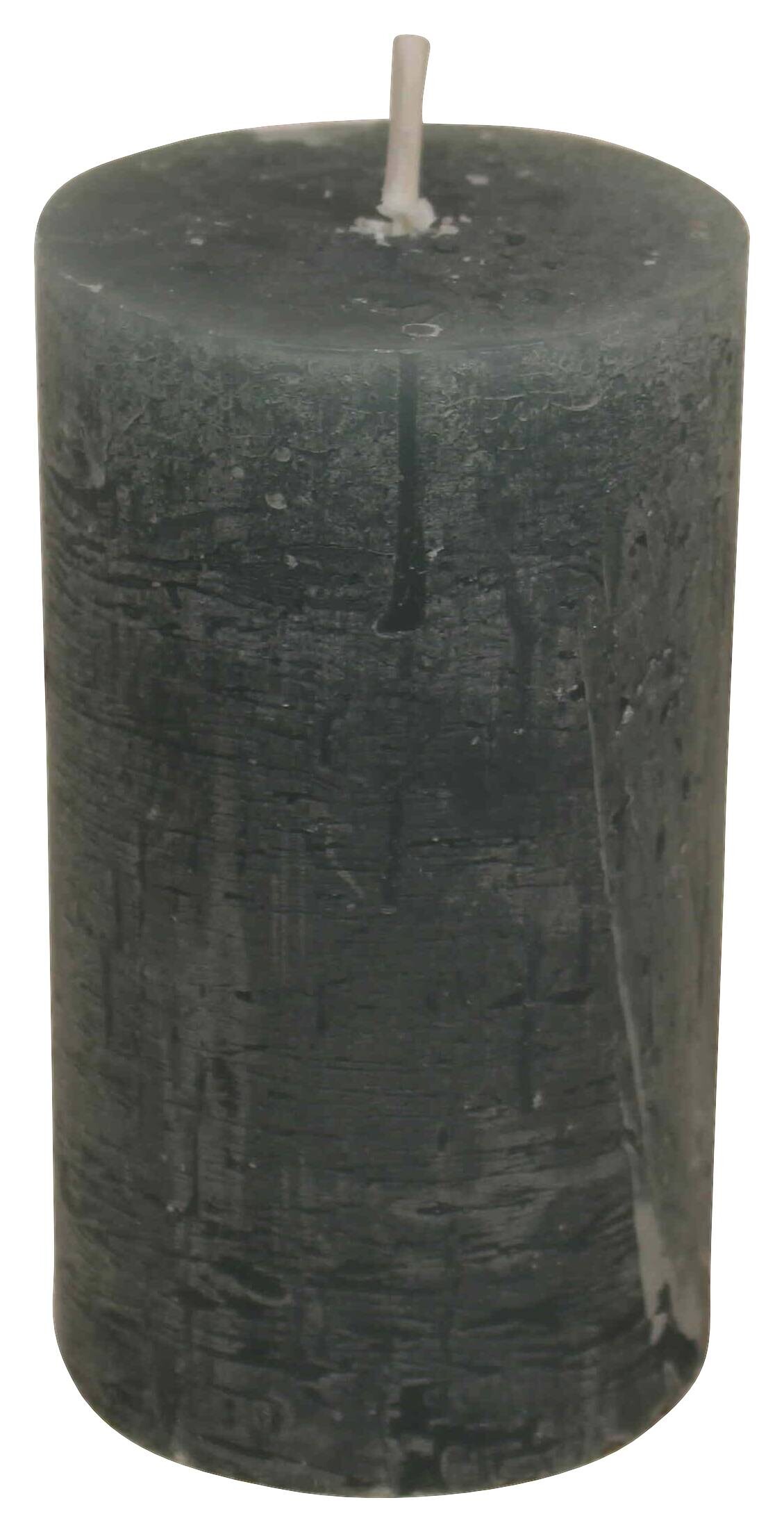 House of Rustic Stumpenkerze grün B/H: ca. 6,8x12 cm