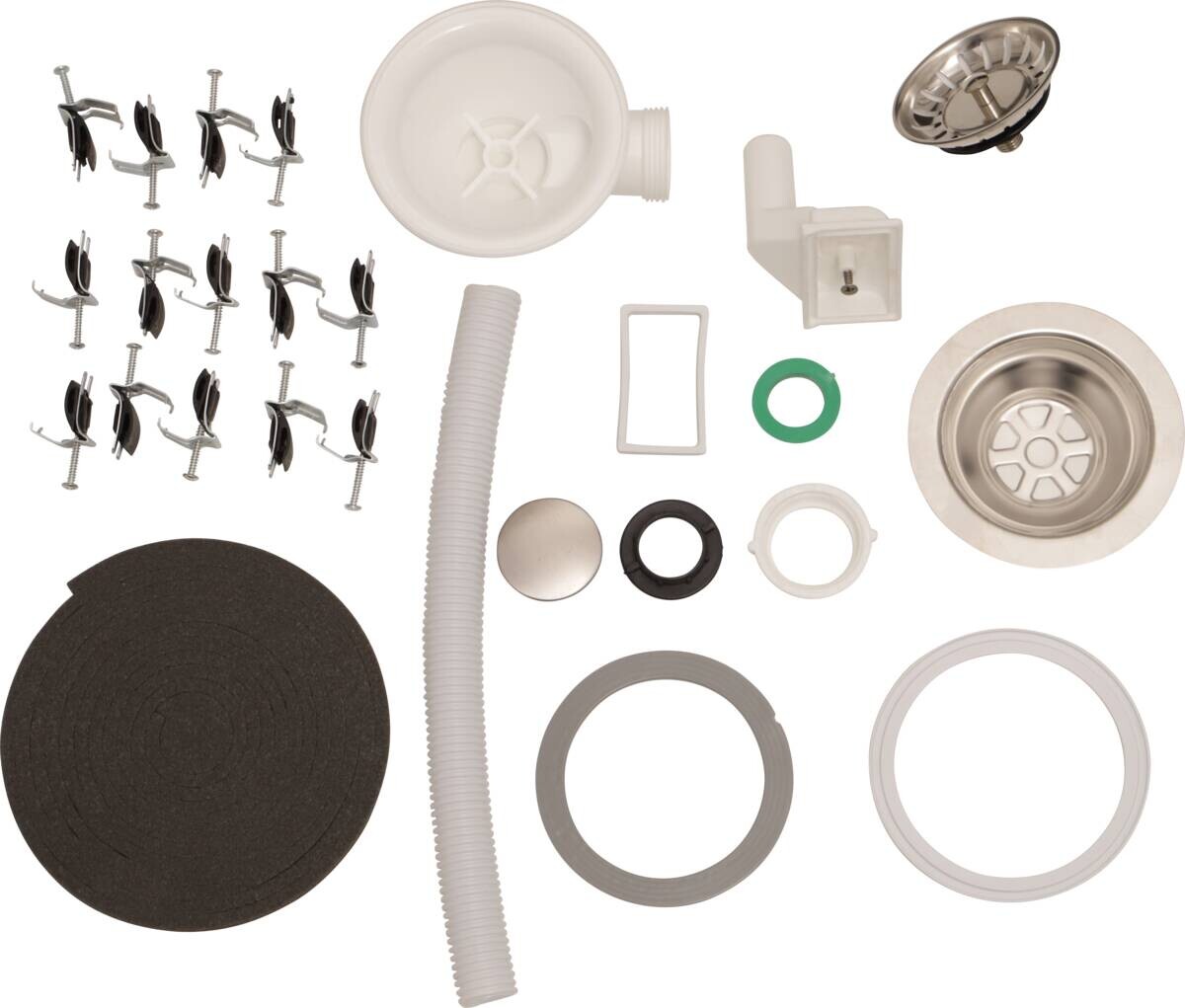 Respekta Einbauspüle Riverside Edelstahl B/H/T: ca. 100x17,5x50 cm