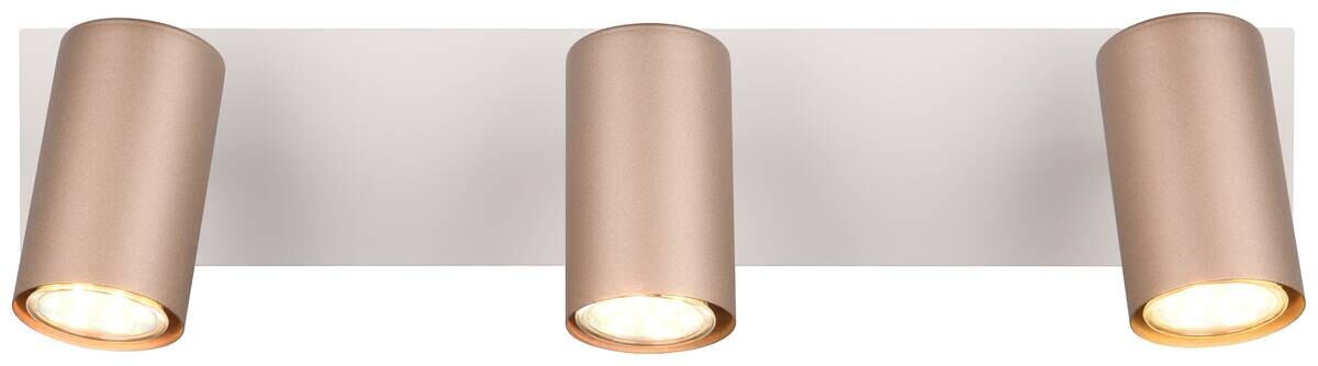 Reality Leuchten Spots Marley kaffee B/H/L: ca. 48x15x9 cm null 3 Brennstellen