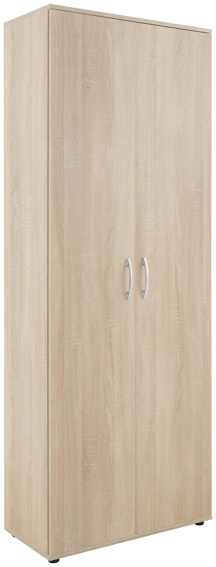 Putzschrank Andy 4 Eiche Sonoma Nachbildung B/H/T: ca. 70x187x34 cm