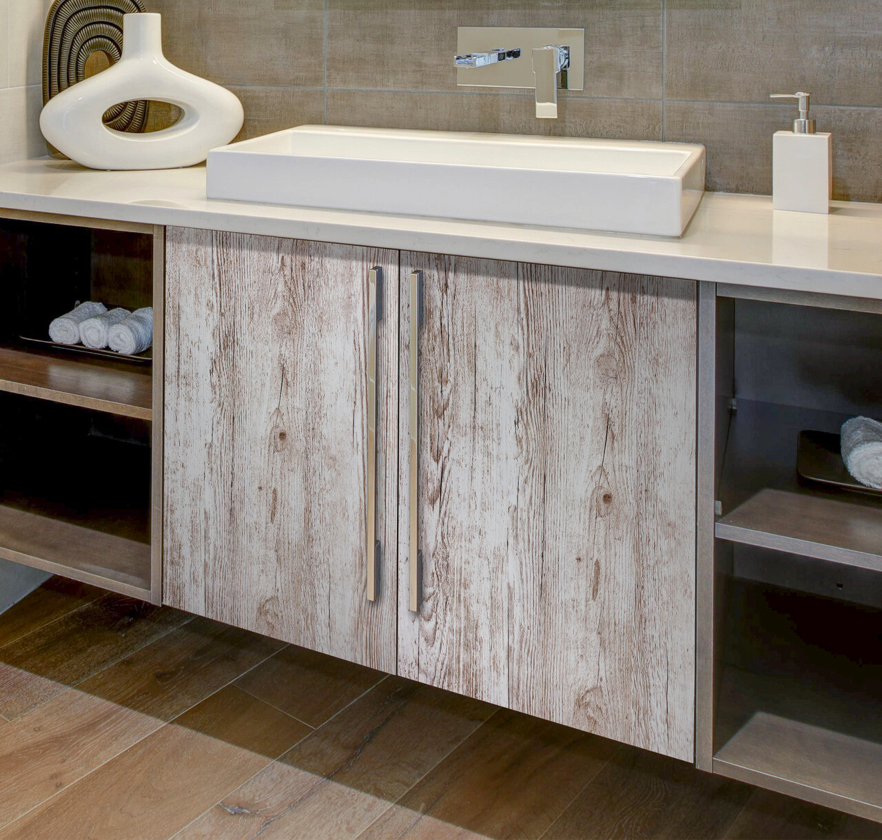 d-c-fix Dekofolie Holzoptik hellbeige B/L: ca. 45x200 cm