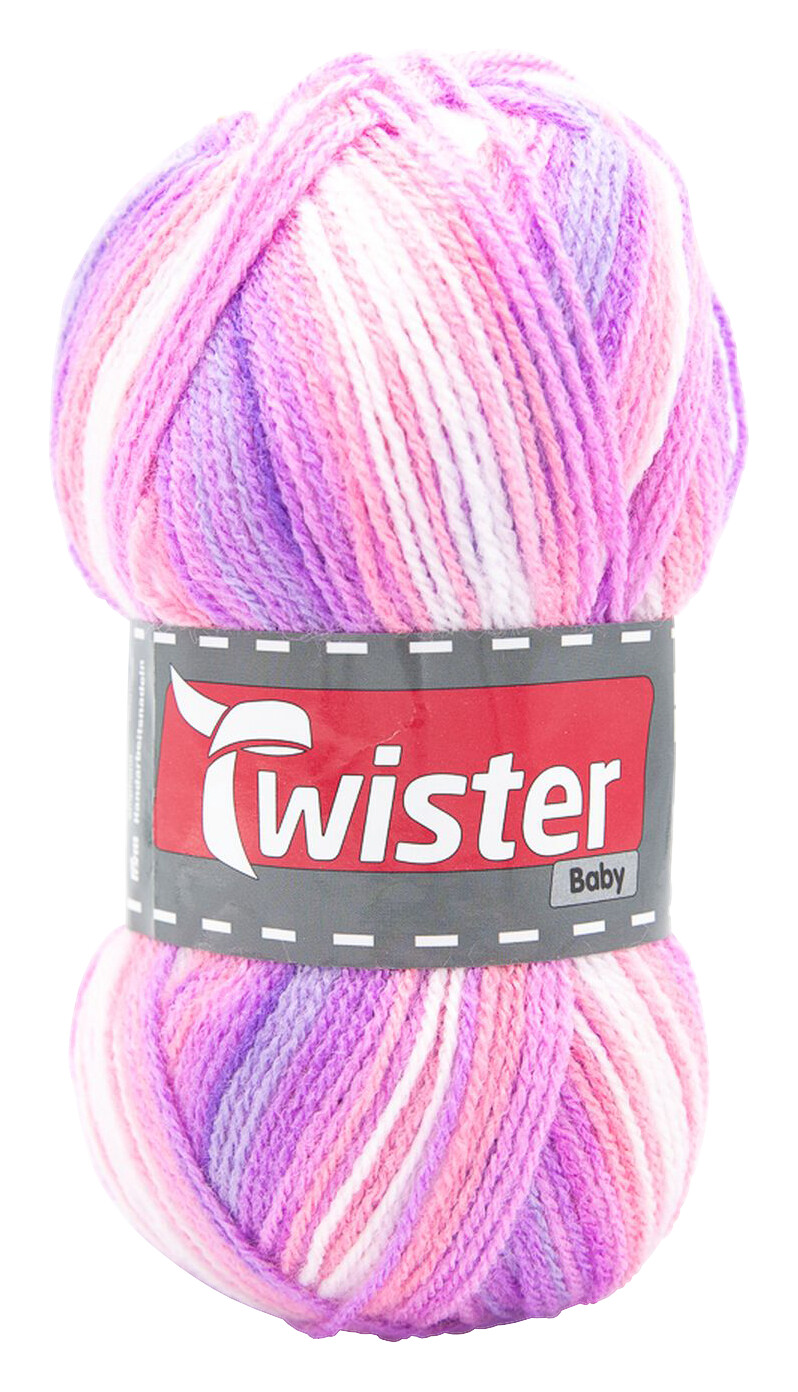 Twister Handstrickgarn Baby flieder L: ca. 21000 cm