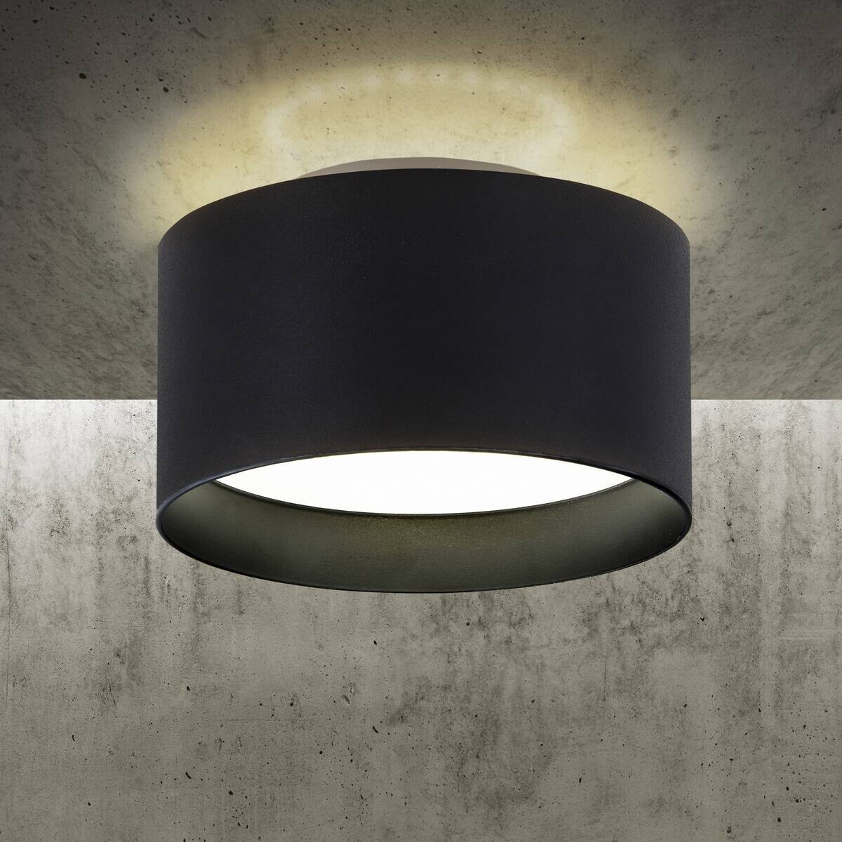 Näve Leuchten Spotleuchte 4119322 schwarz Kunststoff Metall B/H/T: ca. 14x9x14 cm 2 Brennstellen