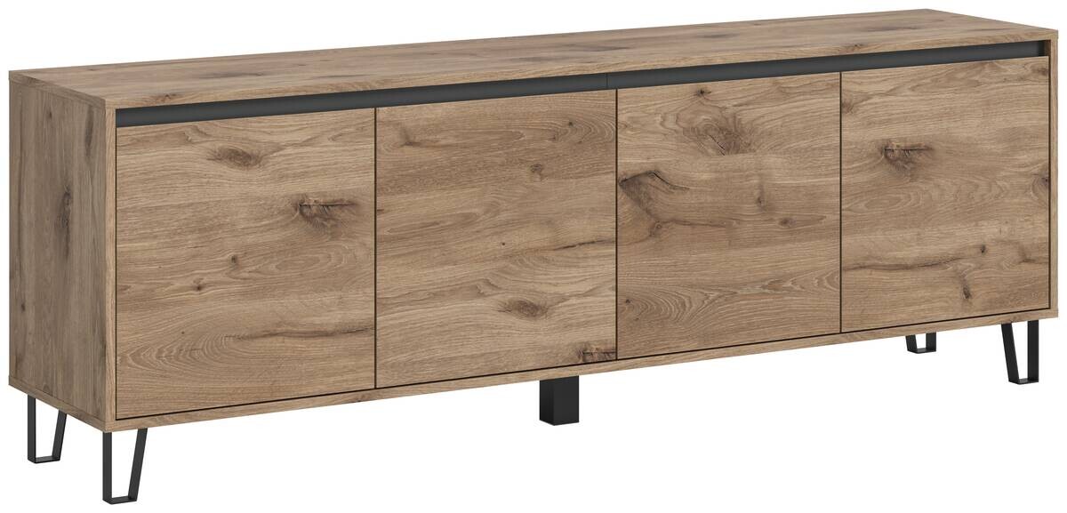 TV-Lowboard Balton Oak Eiche Viking Nachbildung B/H/T: ca. 184x67x40 cm