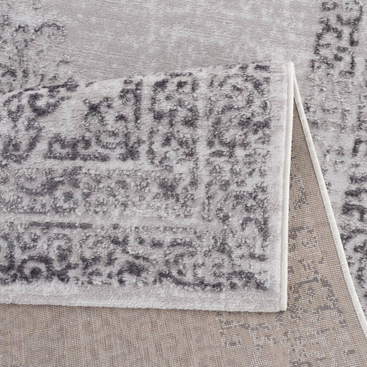 Sanat Teppich Evra hellgrau B/L: ca. 120x160 cm