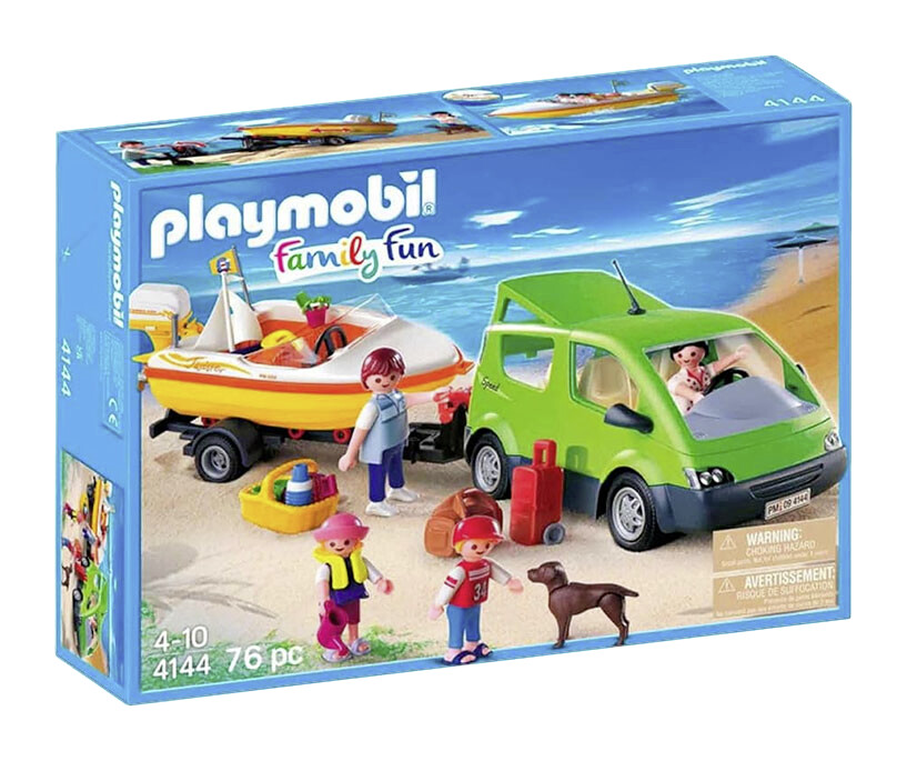 Playmobil Familienvan mit Bootsanhänger 4144