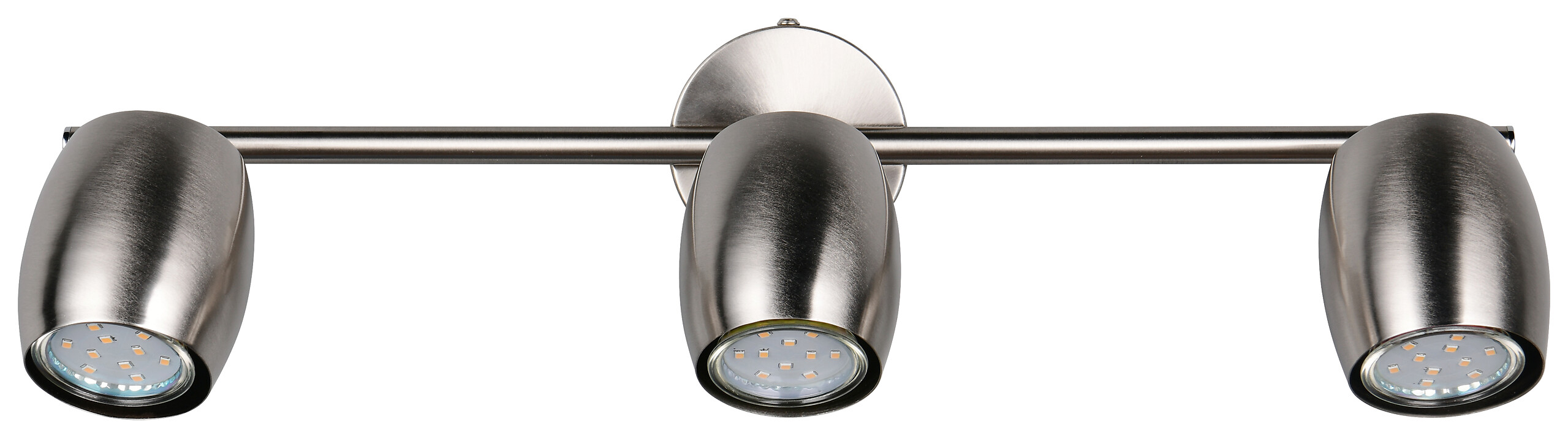 Reality Leuchten Spots Nancy nickel matt Metall B/H/L: ca. 47,5x15,5x8 cm GU10 3 Brennstellen