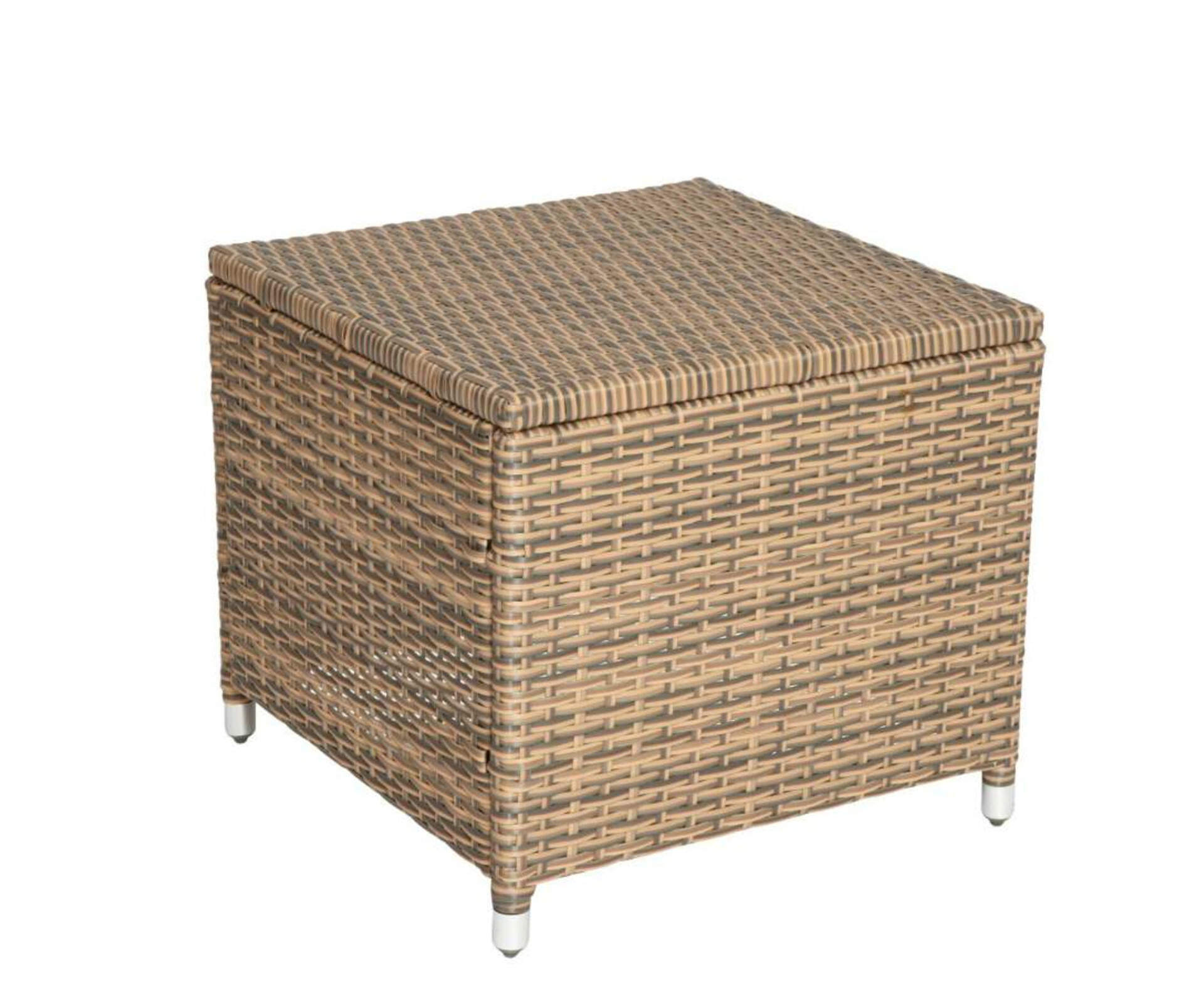 Grasekamp Sitzkissen für Hocker Lanzarote sand Polyester-Mischgewebe B/H/L: ca. 49x4x49 cm