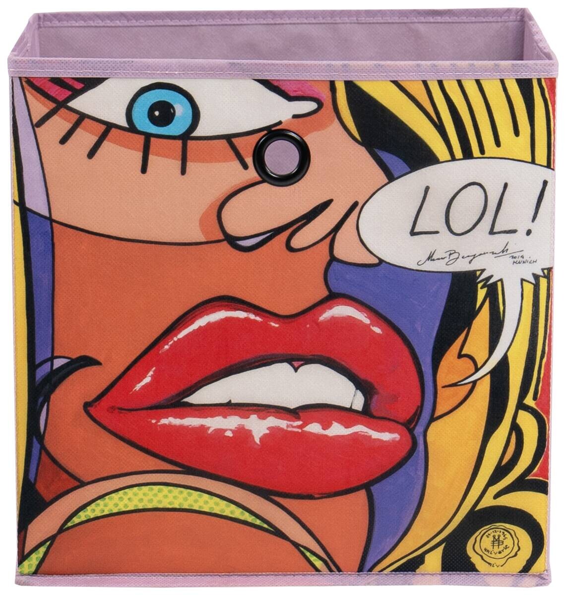 Stoffbox Stoffbox rosa B/H/T: ca. 32x32x32 cm