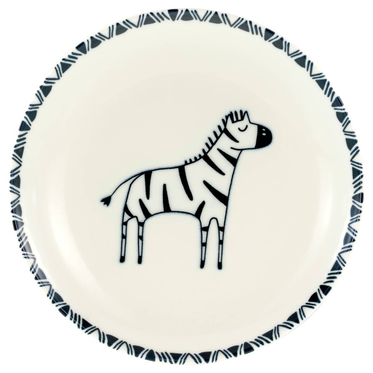 CreaTable Tellerset Safari mehrfarbig Steinzeug D: ca. 21 cm