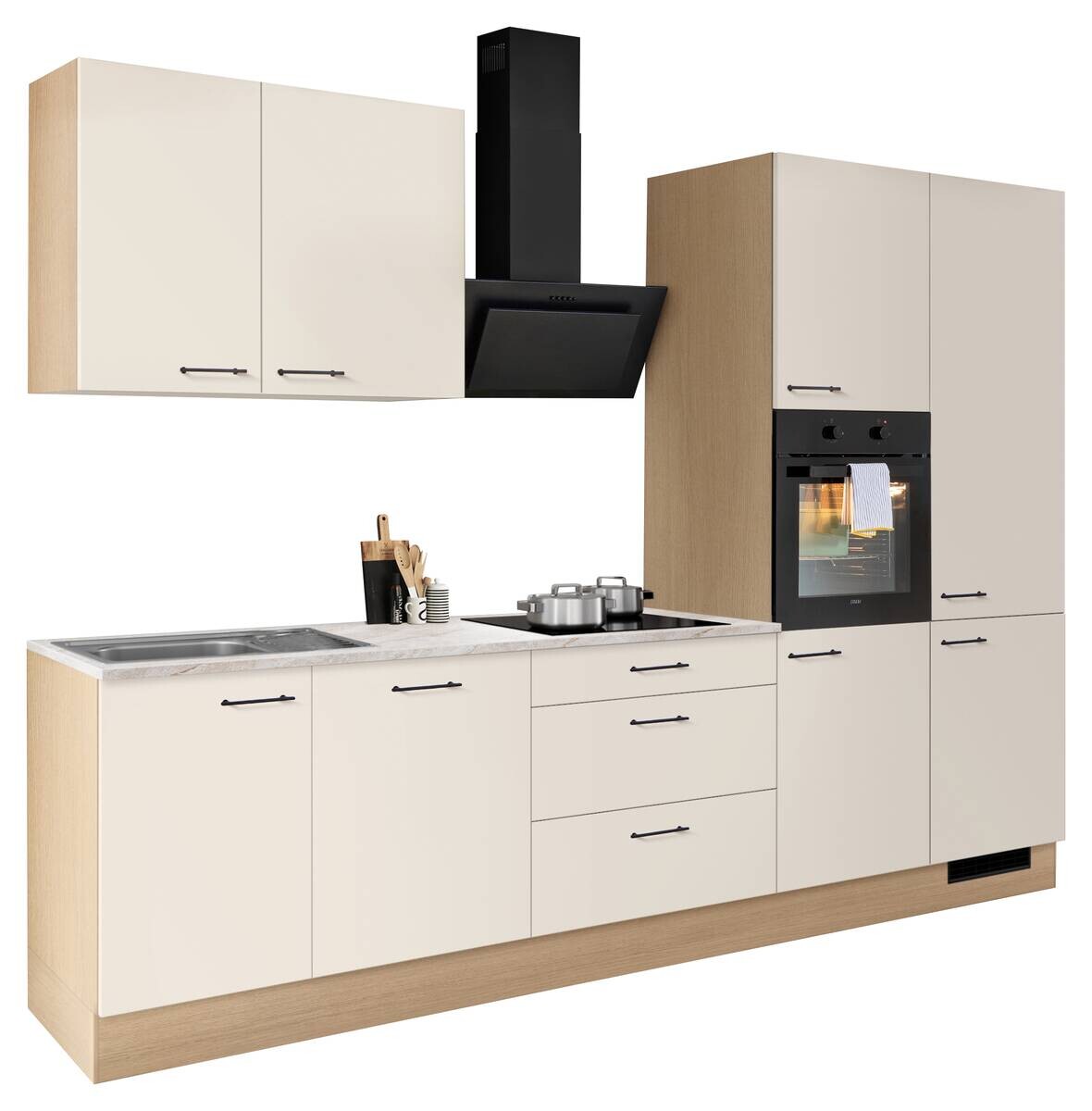 Impuls Küchenleerblock IP1200 weiß B/T: ca. 310x60 cm