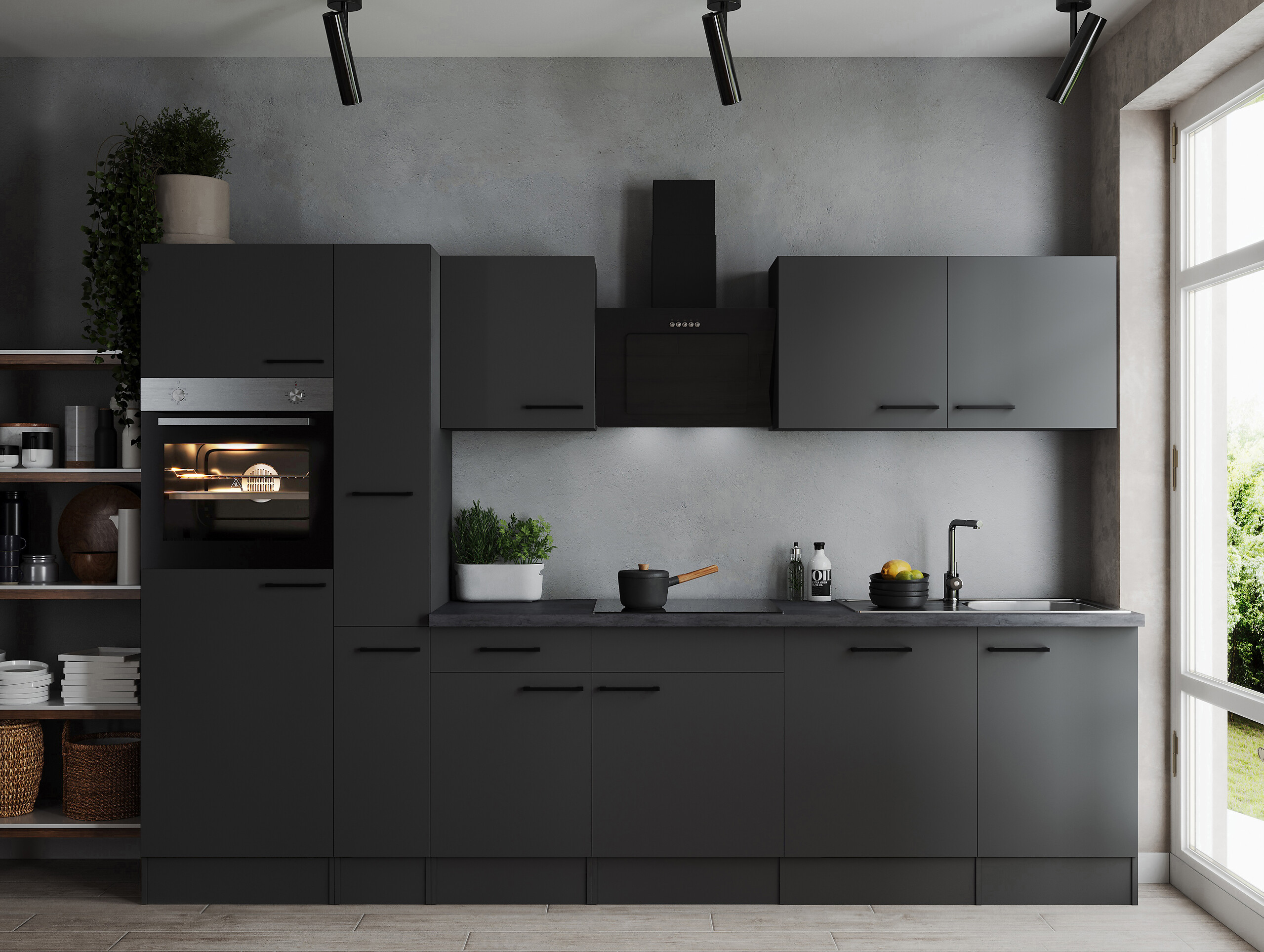 Küchenblock Oliver B/H/T: ca. 310x205x60 cm