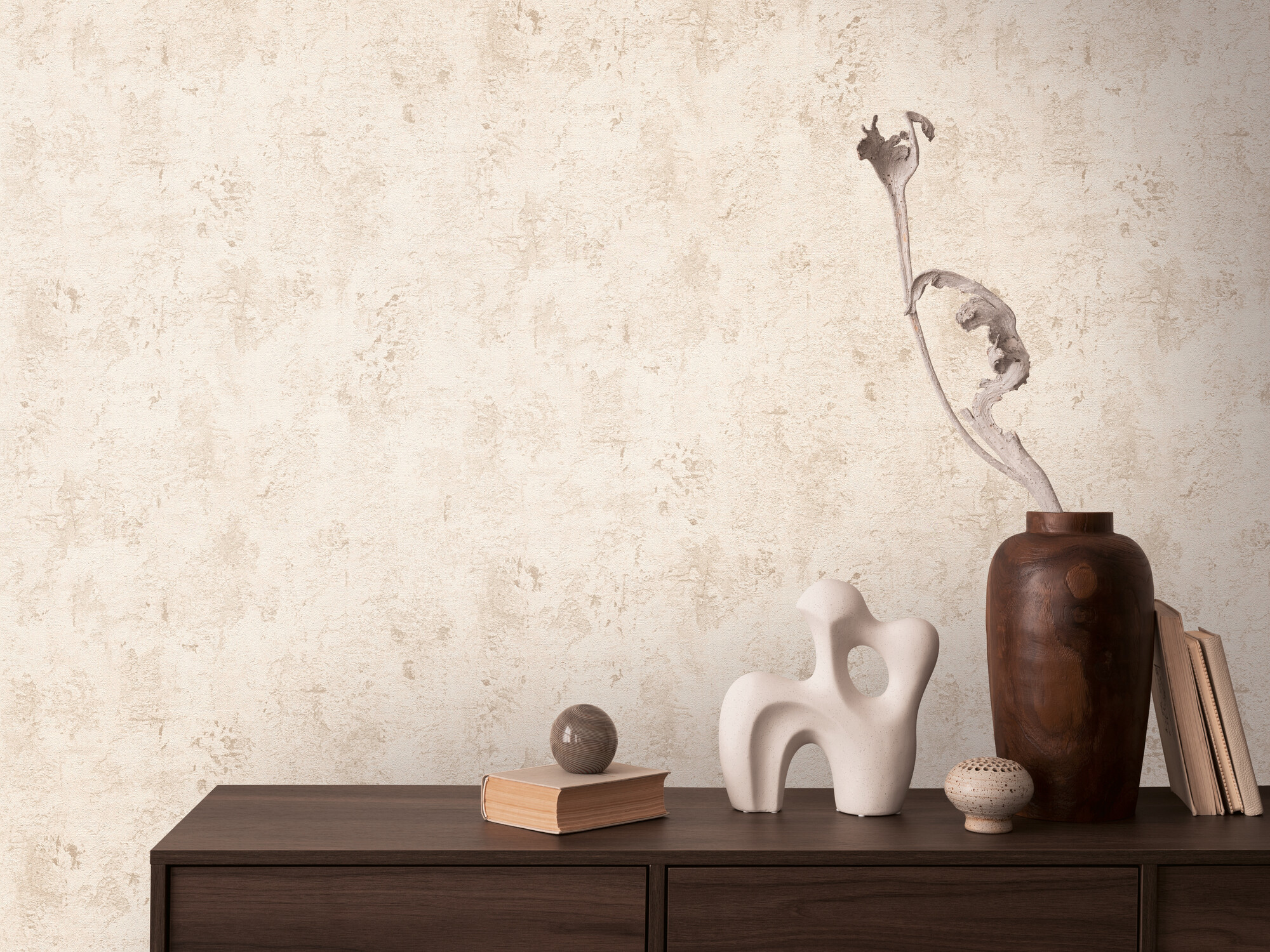 A.S.Creation Vliestapete braun beige creme B/H/D: ca. 53x1005x8,3 cm