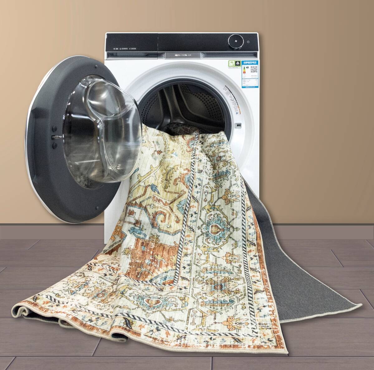 Teppich Silk beige B/L: ca. 120x160 cm