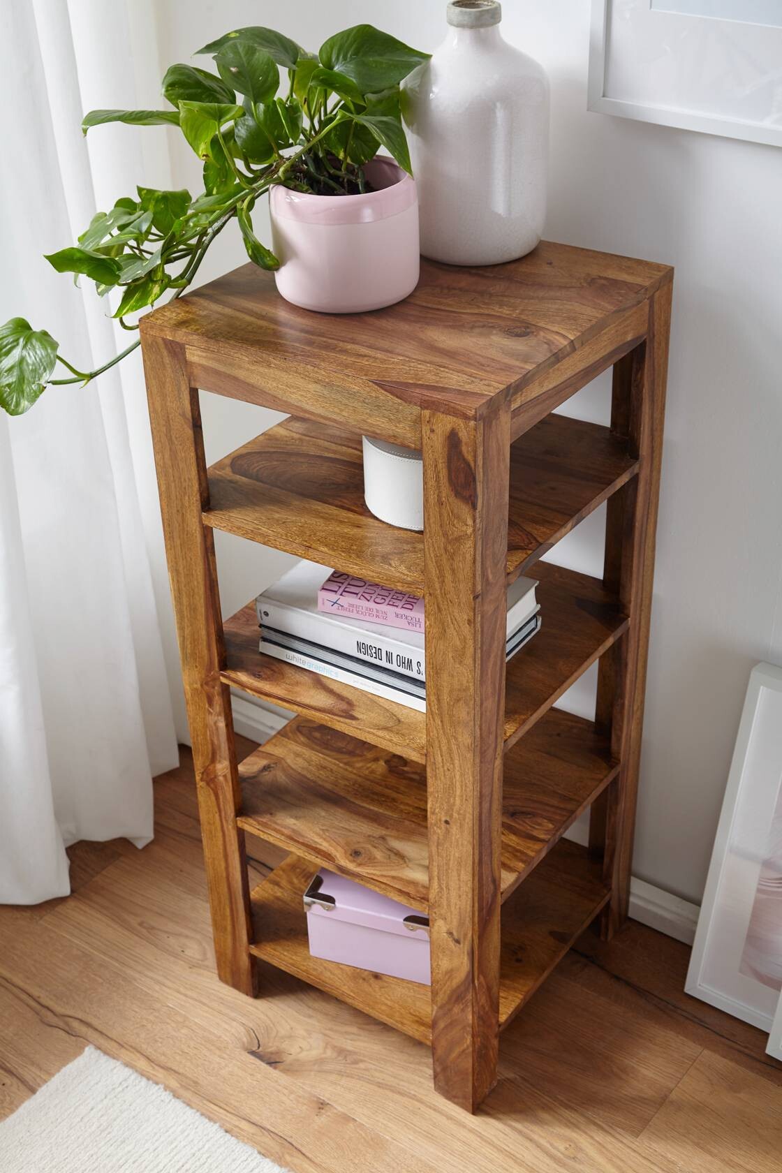 Standregal natur B/H/T: ca. 44x105x44 cm