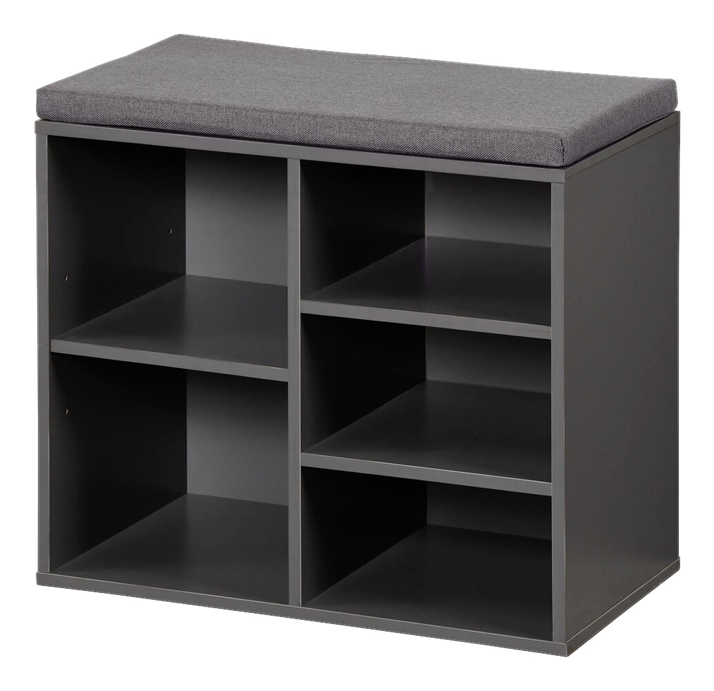 Kesper Schuhregal grau Spanplatte B/H/L: ca. 29,5x48x51,5 cm