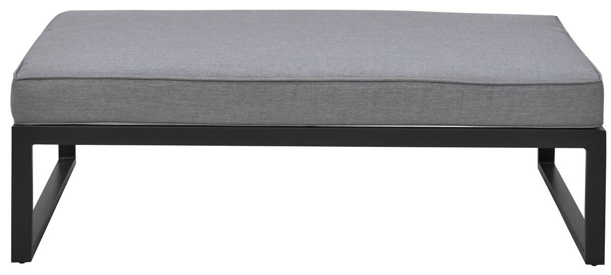 Loungeset Bilbao schwarz Stahl