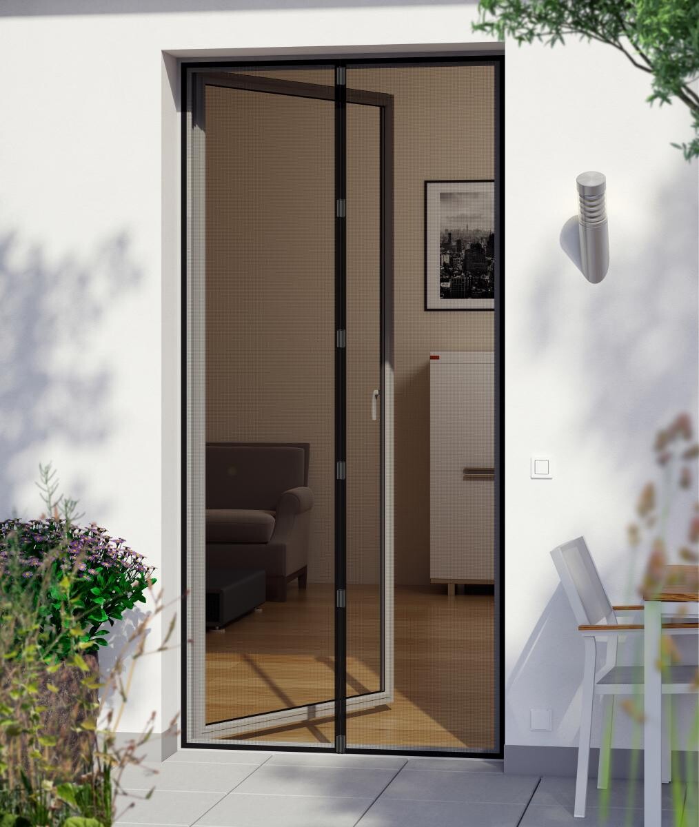 POCOline Fliegengitter schwarz H: ca. 220 cm