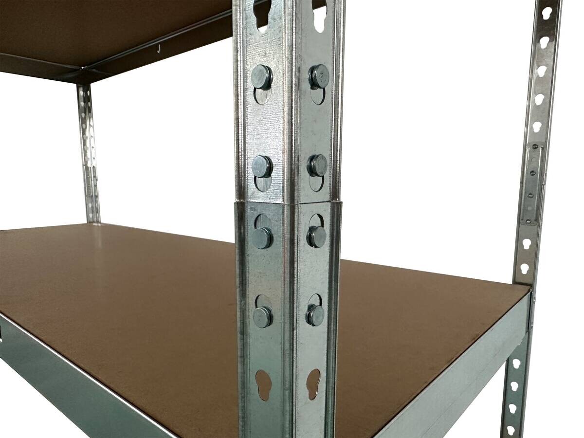 POCOline Schwerlaststeckregal verzinkt Metall B/H/T: ca. 75x150x30 cm