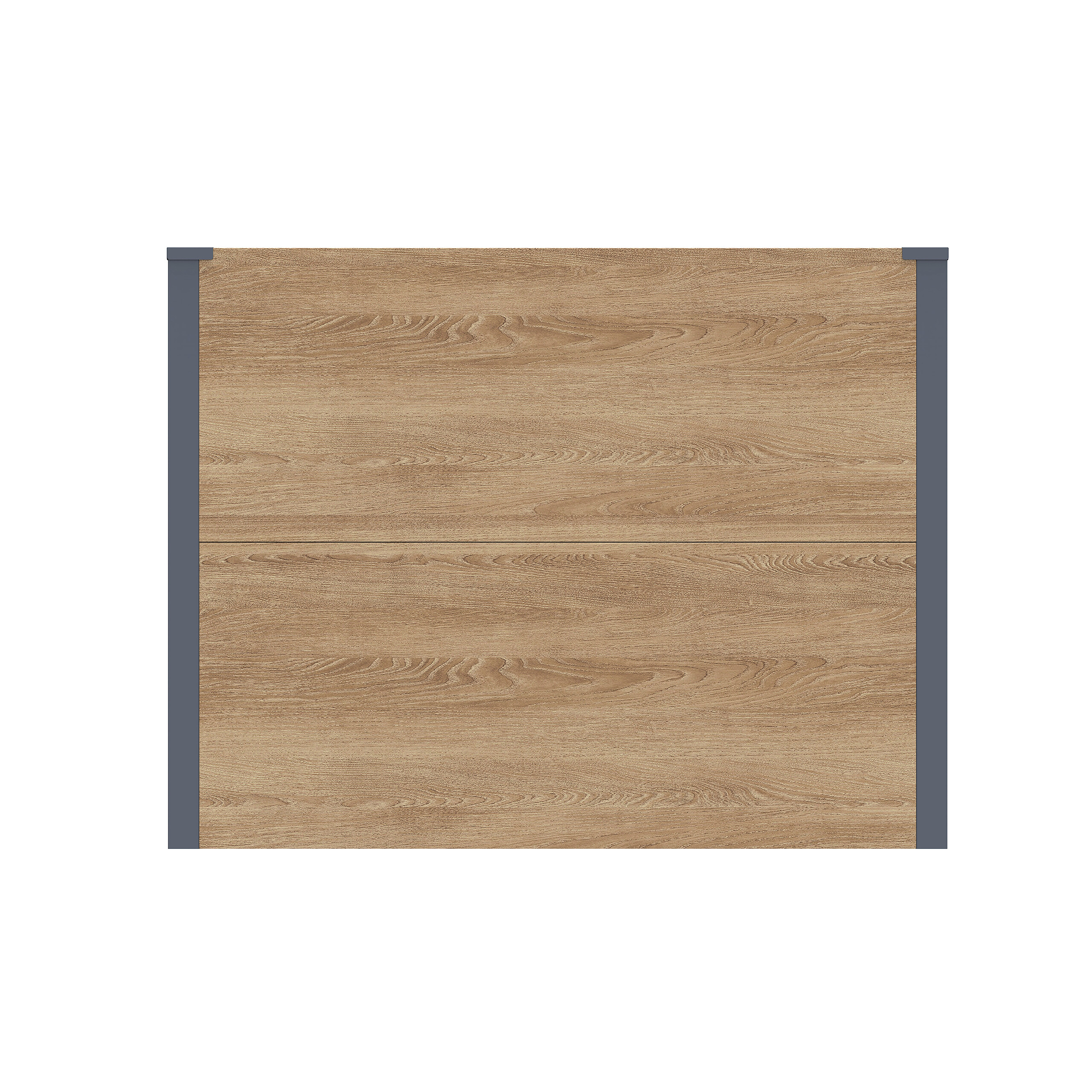 Westmann Pflanzkasten Talus Holzoptik Metall B/H/L: ca. 100x77x25 cm