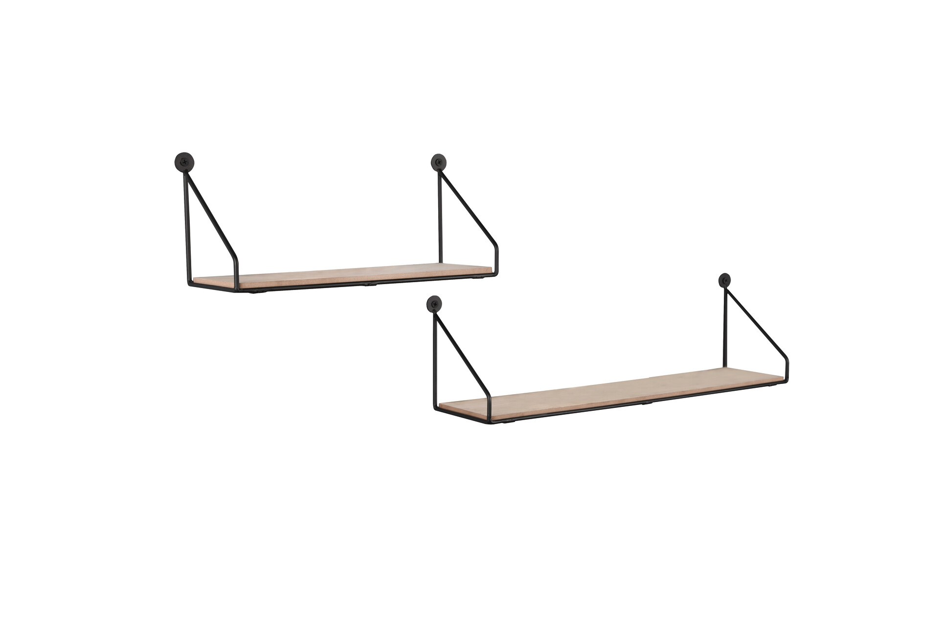 Wandregal Sabrina schwarz B/H/T: ca. 30x13x11 cm