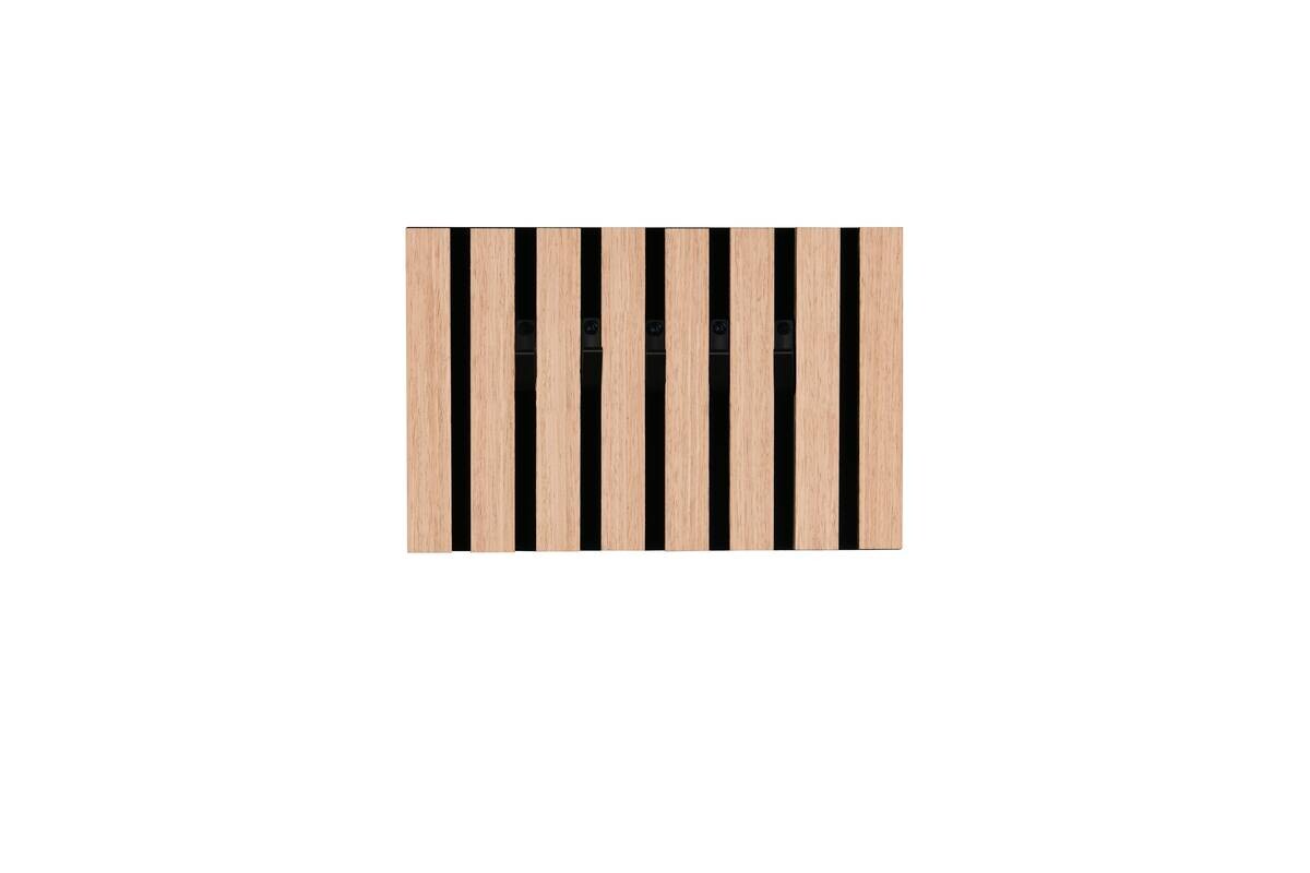 Schlüsselboard Grace Eiche Nachbildung schwarz MDF Filz B/H/T: ca. 31x20x1 cm