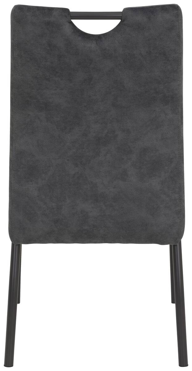 Stuhl Evelyn anthrazit Microfaser B/H/T: ca. 50x97x62 cm