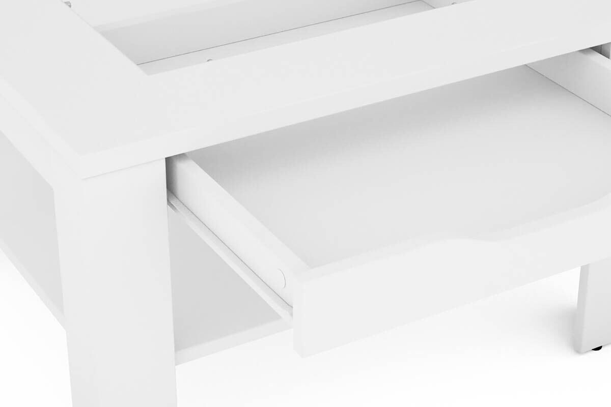 byLIVING Couchtisch RALPH weiß B/H/T: ca. 67x43x67 cm