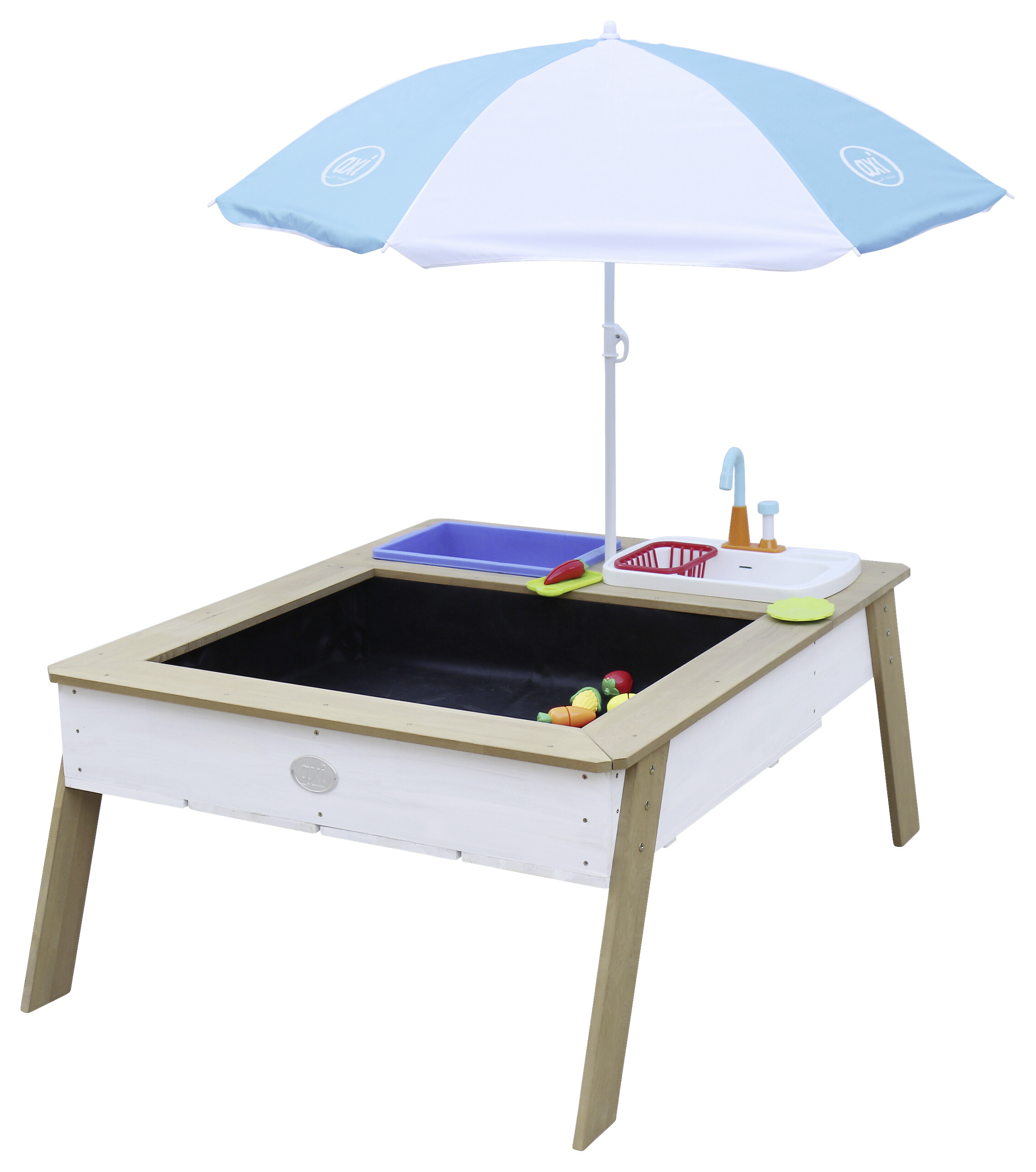 AXI Sand & Wassertisch Linda braun B/H/L: ca. 94x50x125 cm
