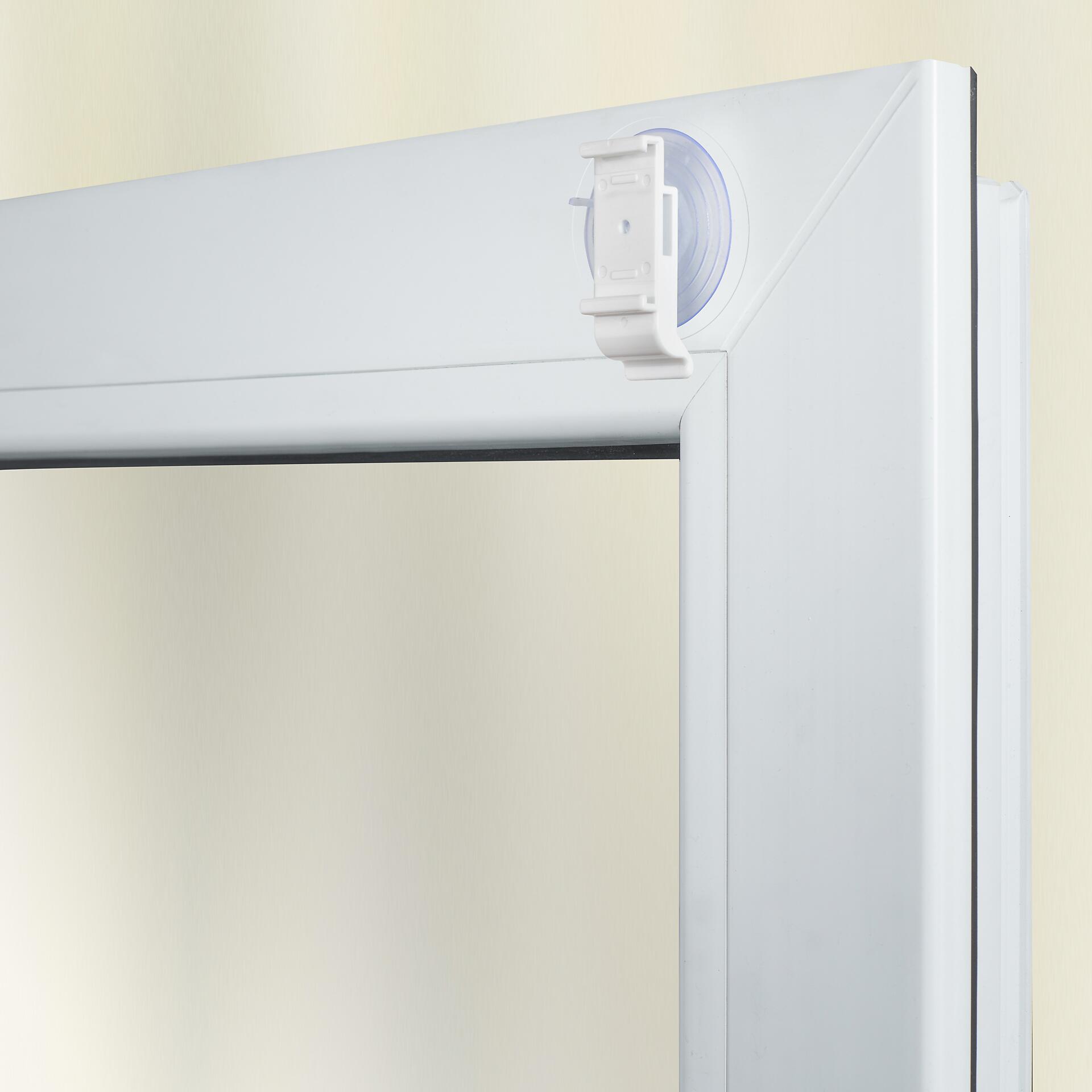 LICHTBLICK Träger für Doppelrollos weiß 2 Packstücke