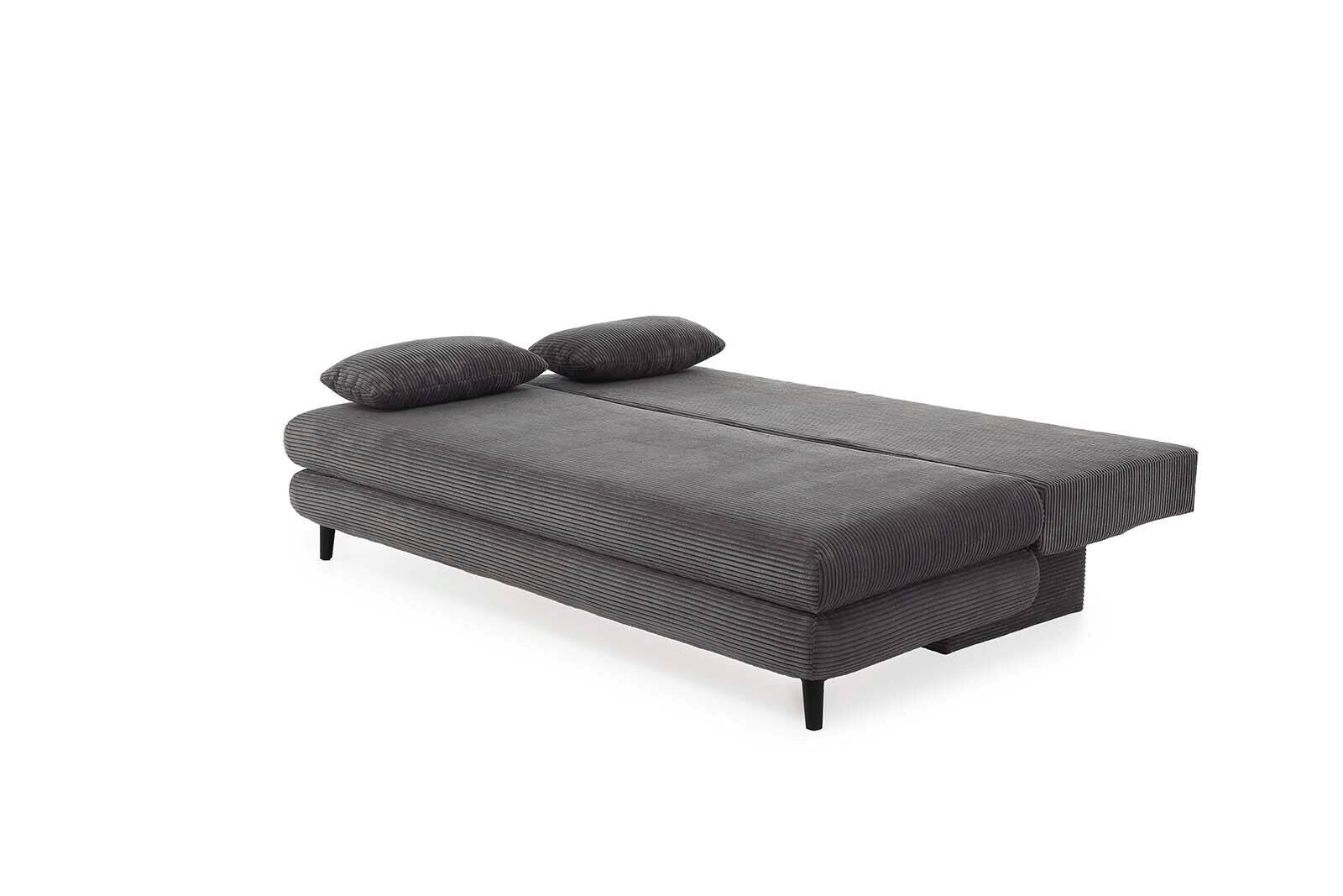 Schlafsofa grau Microfaser B/H/T: ca. 202x74x99 cm Schlafsofa grau Microfaser B/H/T: ca. 202x74x99 cm