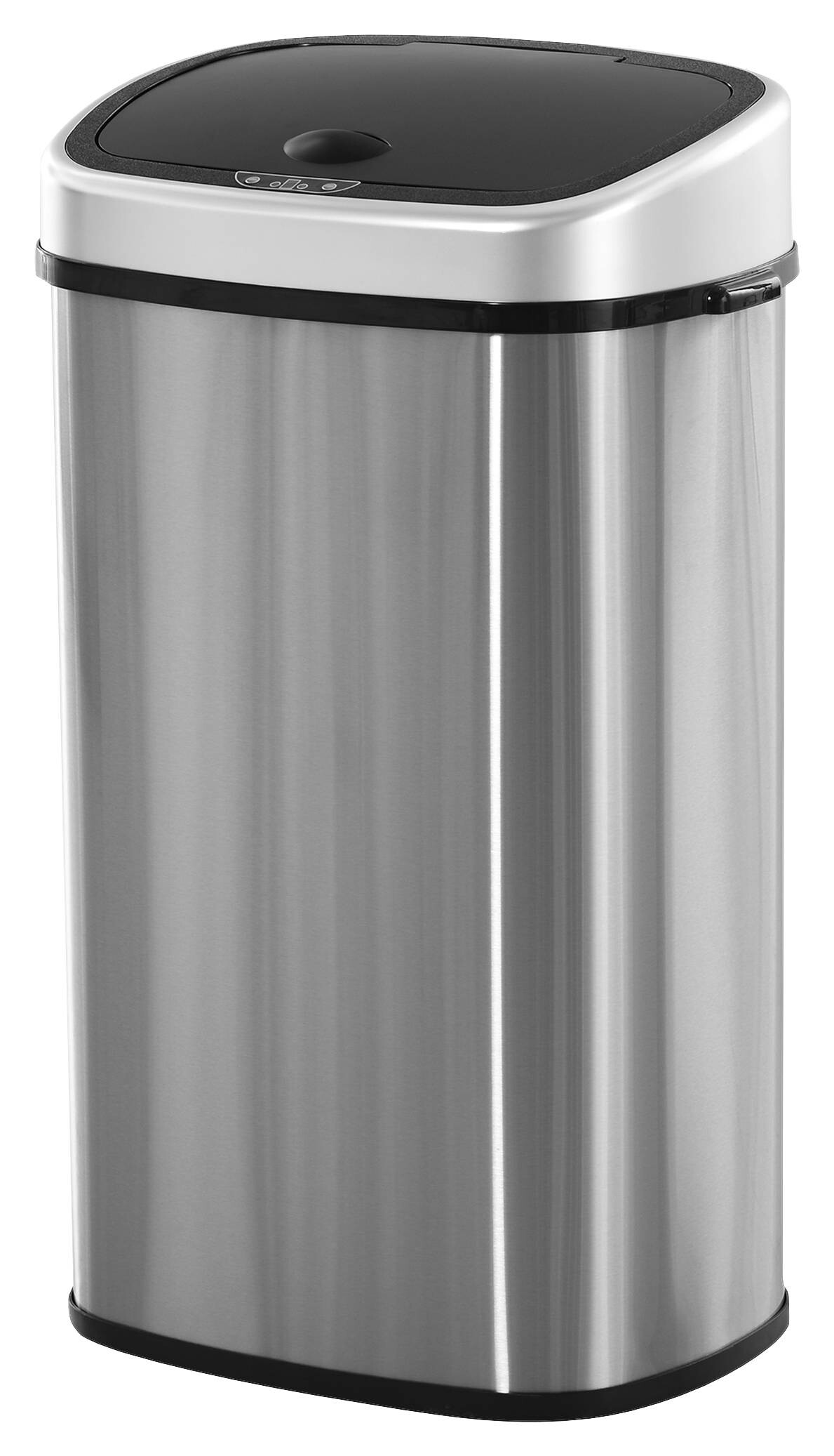 HOMCOM Abfalleimer silber B/H/L: ca. 28,9x68x40,9 cm