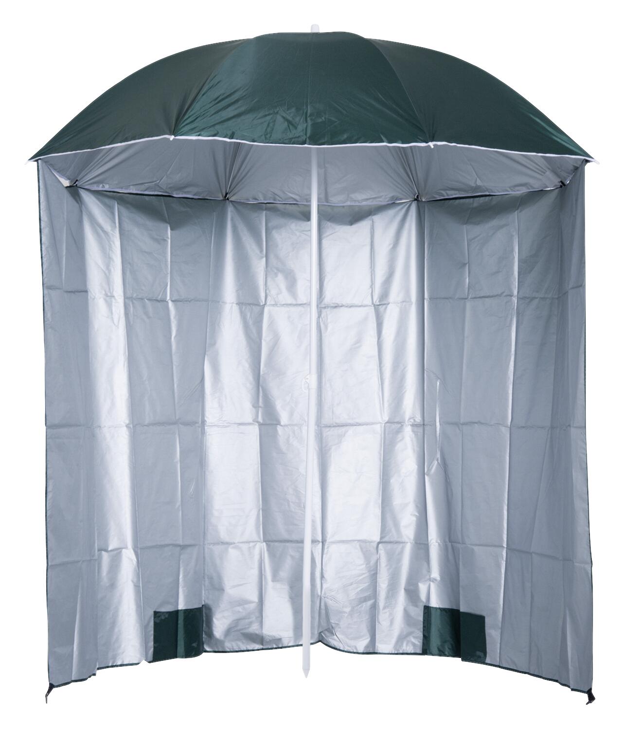 Outsunny Sonnenschirm grün Metall H/D: ca. 200x200 cm