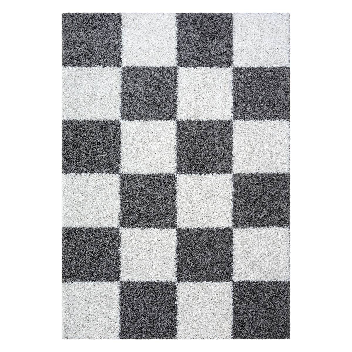 Sanat Hochflorteppich MILANO grau B/L: ca. 80x150 cm