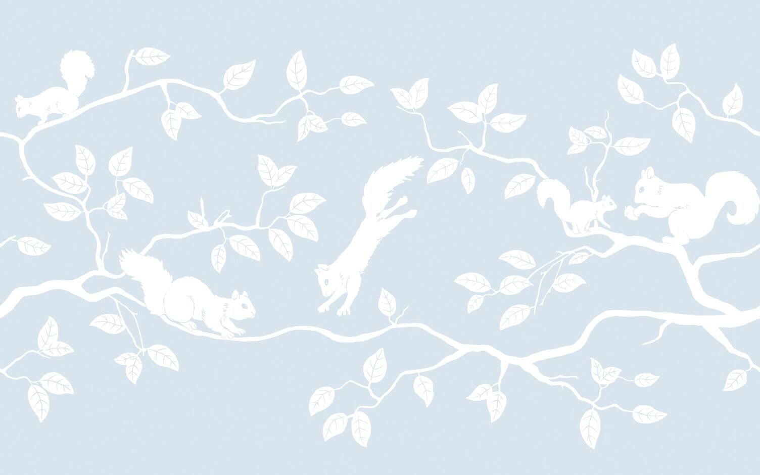 d-c-fix Fensterfolie Bäume transparent weiß B/L: ca. 45x150 cm