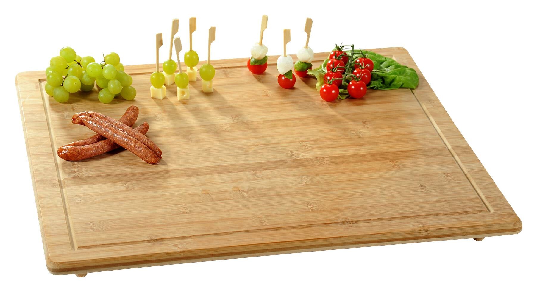 Kesper Abdeckplatte natur Bambus B/H/L: ca. 50x4x56 cm