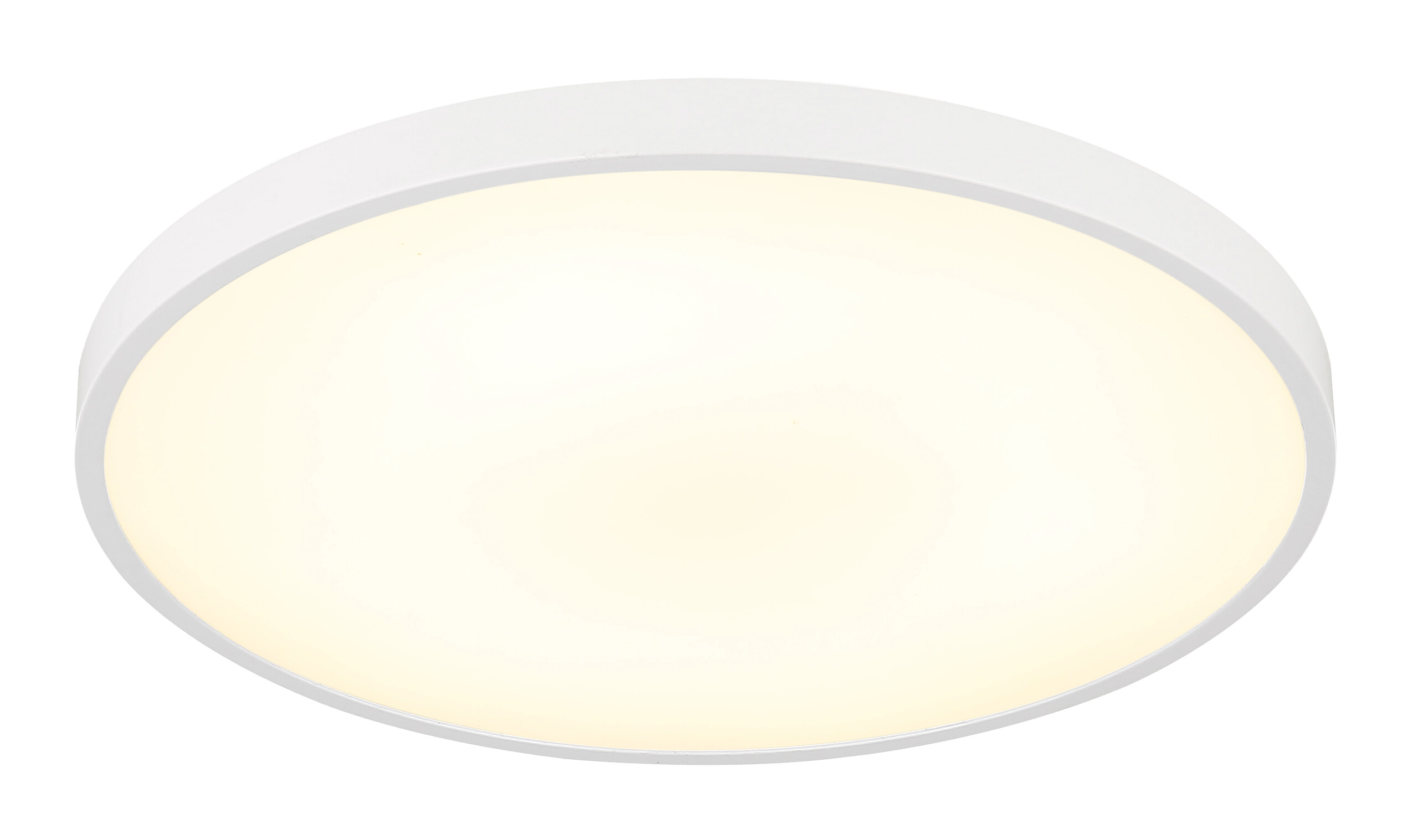 GLOBO Deckenleuchte weiß Opal Kunststoff H/D: ca. 3,55x23 cm 1 Brennstellen